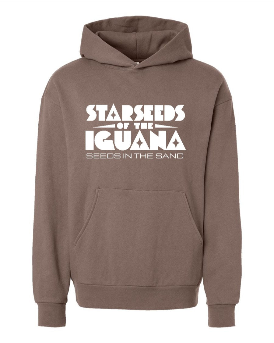STARSEEDS OF THE IGUANA SEEDS IN THE SAND HOODIE